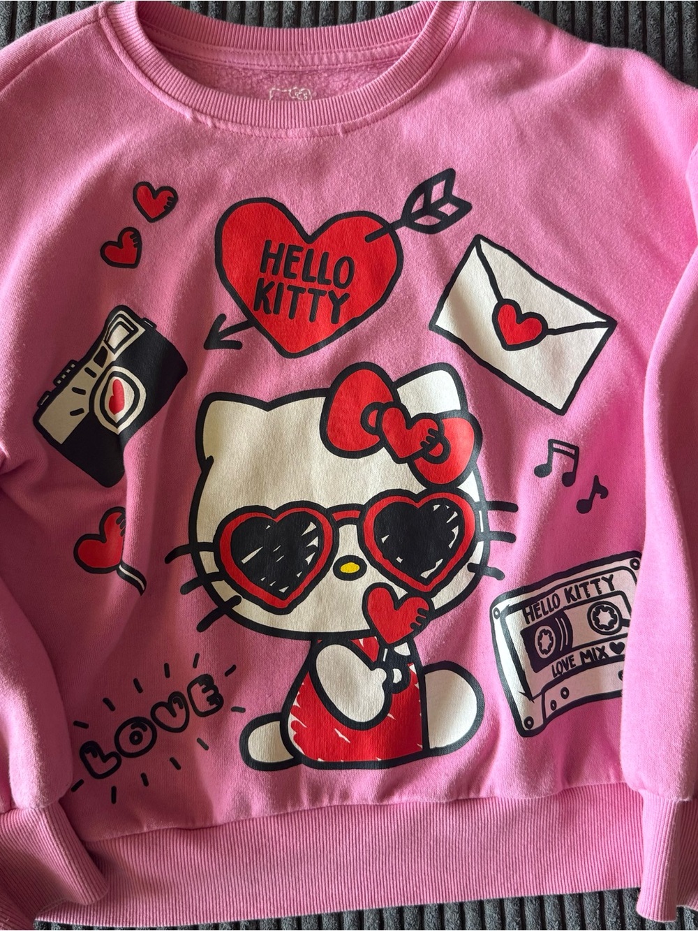 Hello Kitty Pink Graphic Pullover